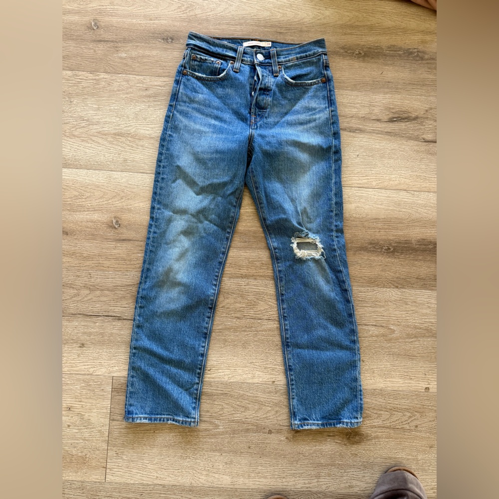 Levi's Blue Straight Leg Women's Jeans